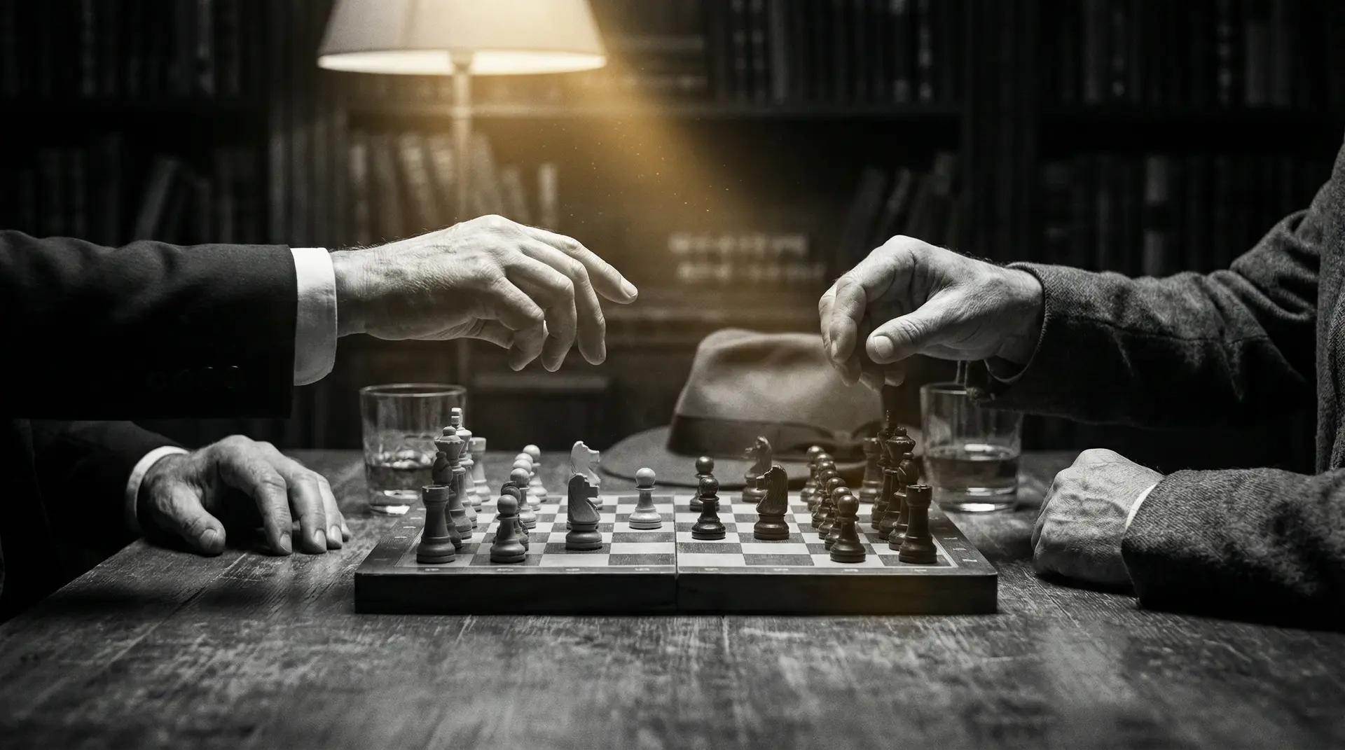 初恋那些小事 艺术探索系列 - 非线性叙事，棋盘上的对弈象征命运的交错